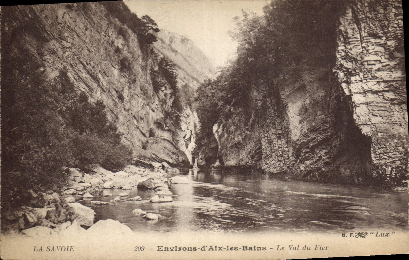 CPA Environs d Aix les Bains Le Val du Fier 