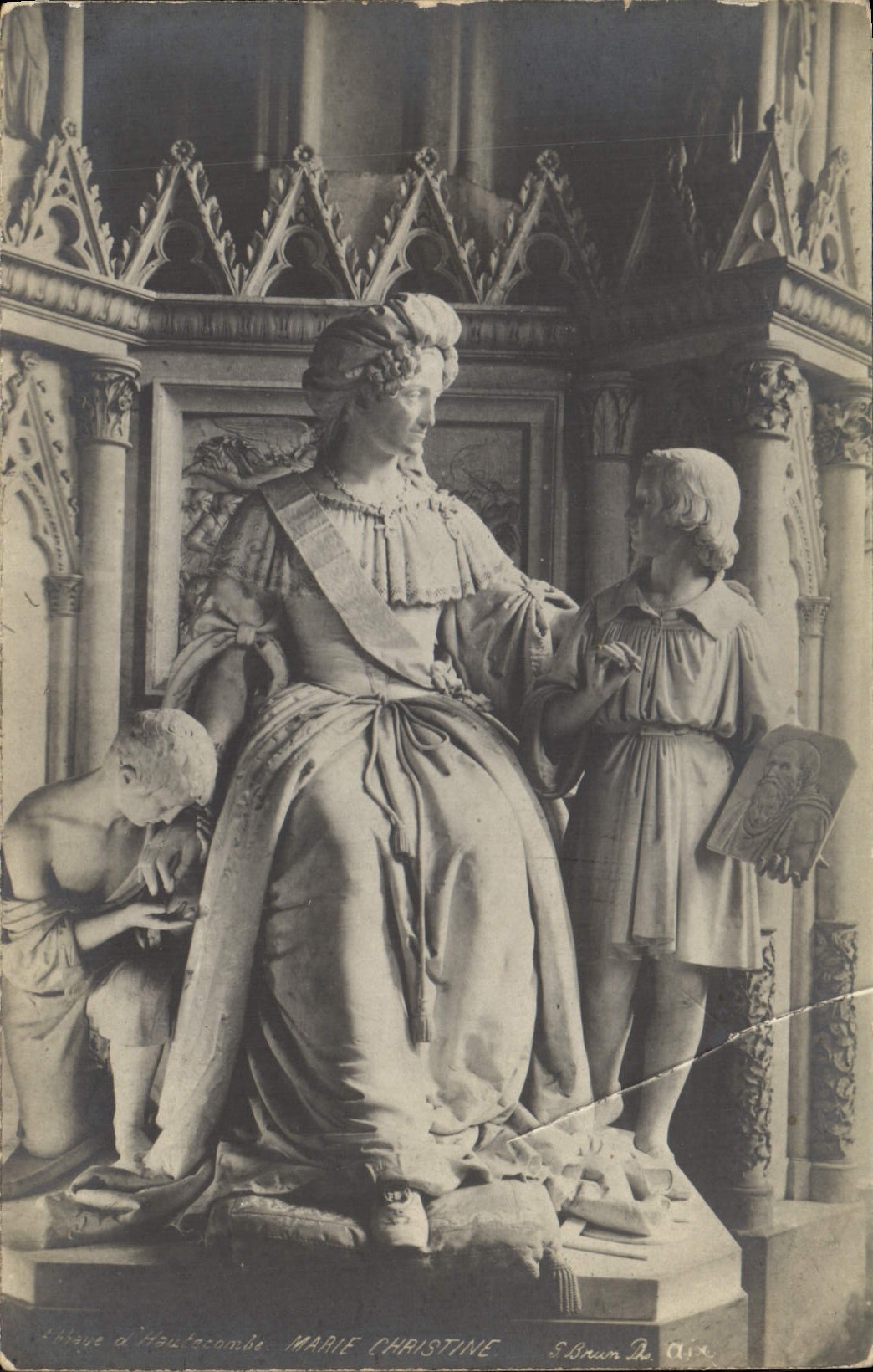 CPA Abbaye d'Hautecombe Savoie Marie Christine
