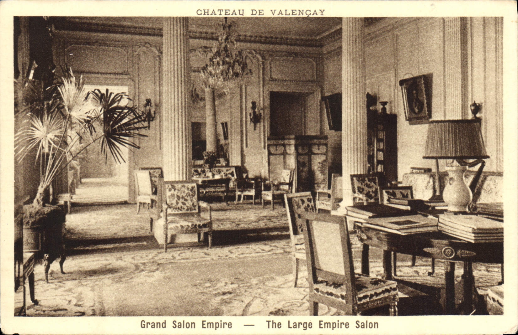 CPA Chateau de Valencay Grand Salon Empire 