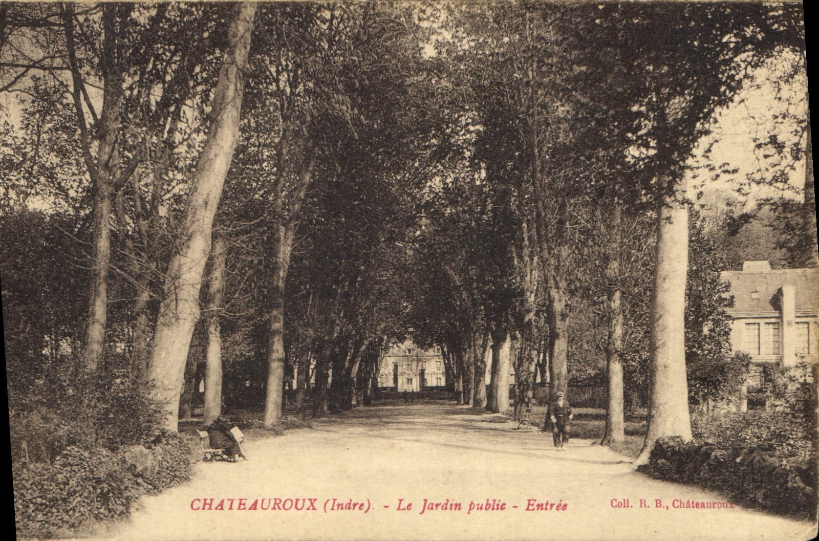 CPA Chateauroux Indre Le jardin public Entree 
