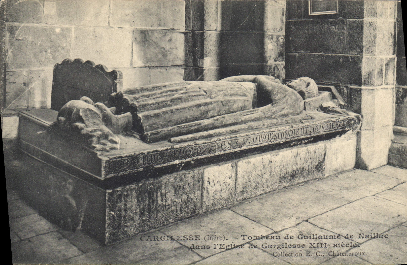 CPA Gargilesse Indre Tombeau de Guillaume de Naillac