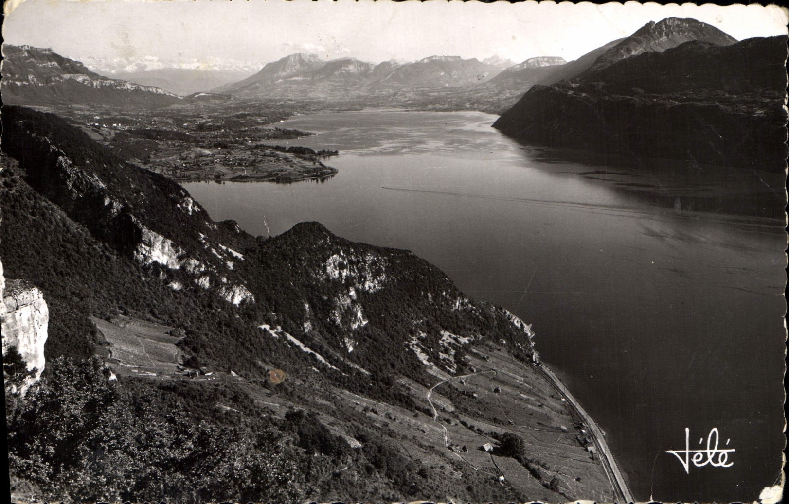 CPA Lac du Bourget Vue panoramique prise de la Chambotte 