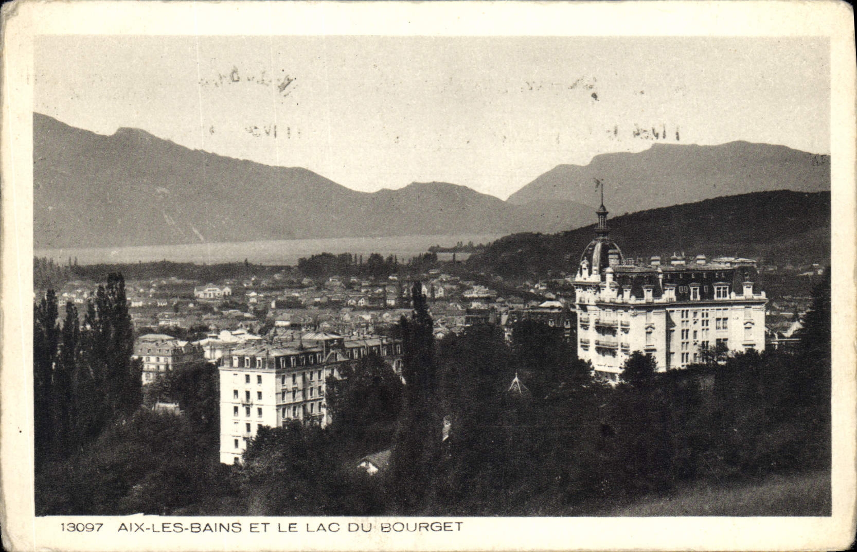 CPA Aix les Bains et le Lac du Bourget 