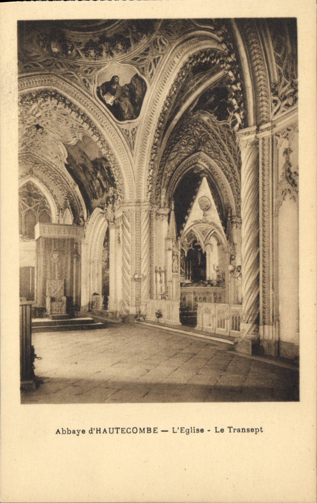 CPA Abbaye d'Hautecombe L'Eglise Le Transept