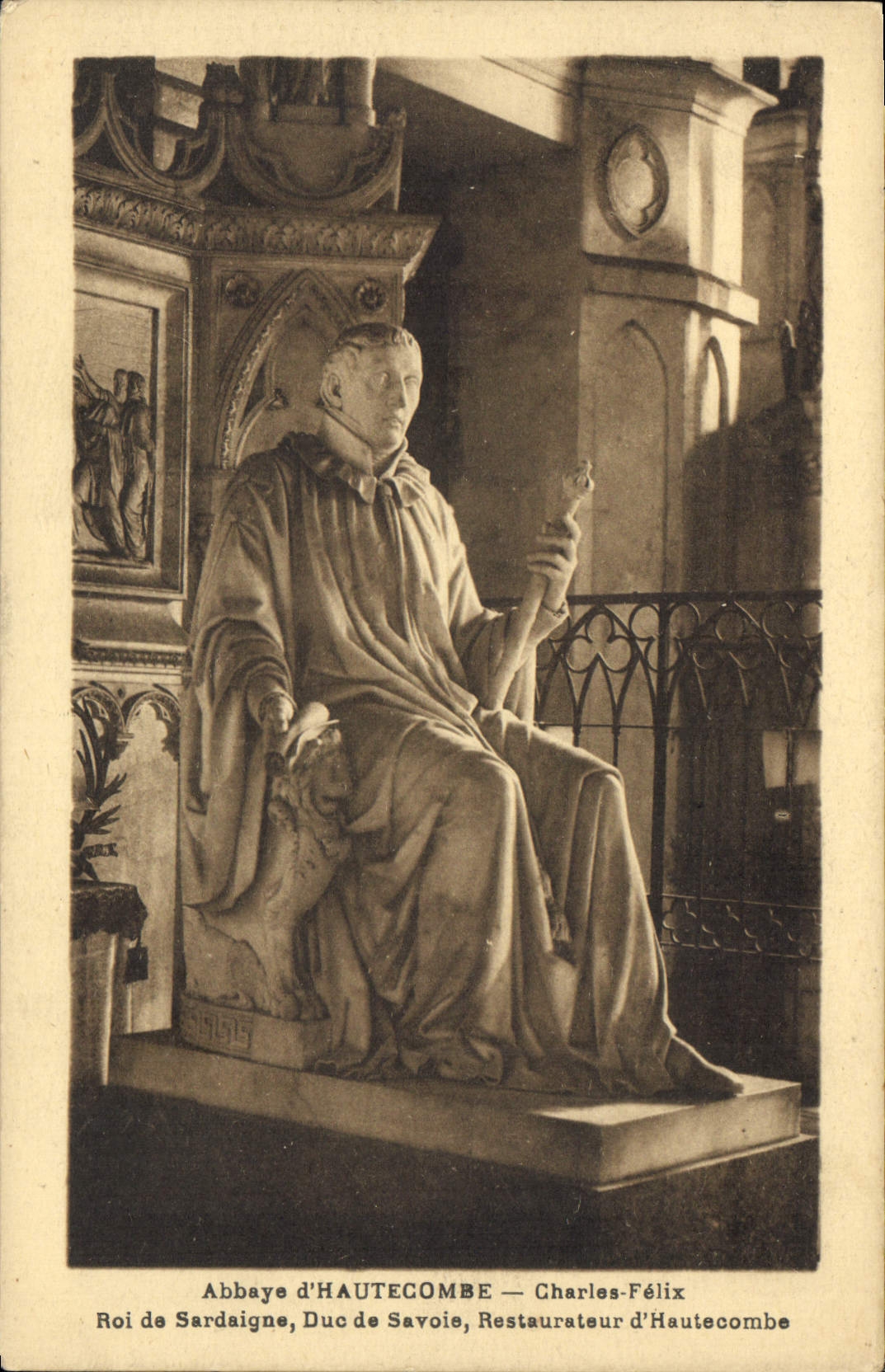 CPA Abbaye d'Hautecombe Charles Felix 