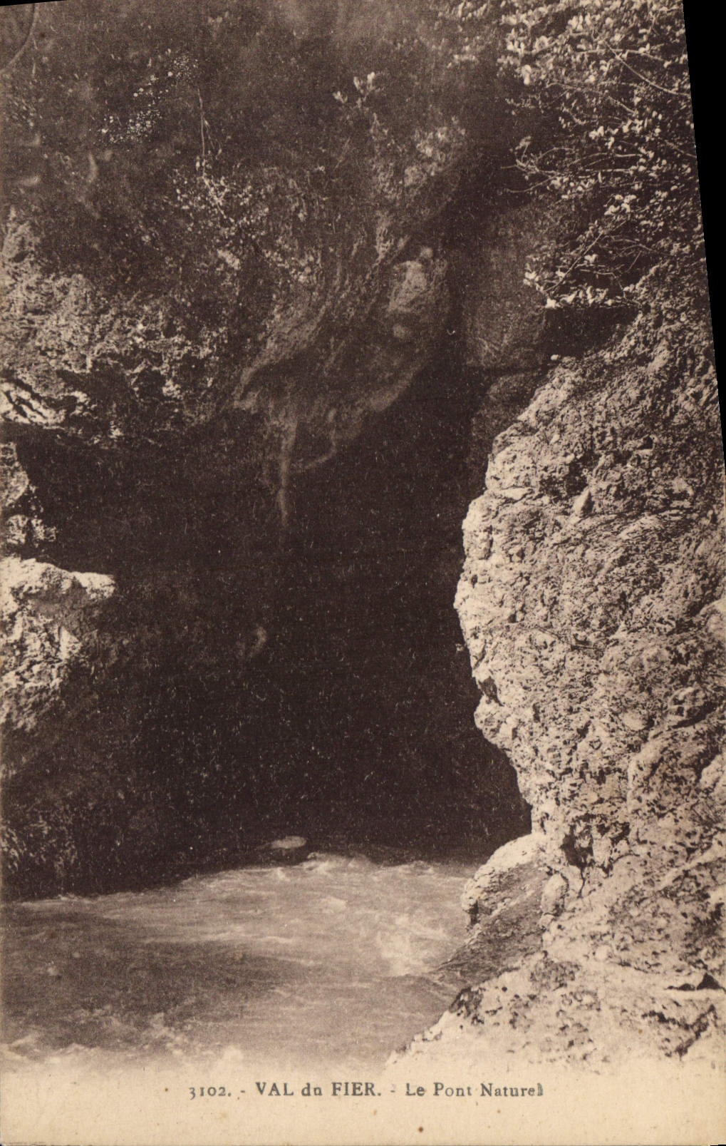 CPA Val de Fier Le Pont Naturel 