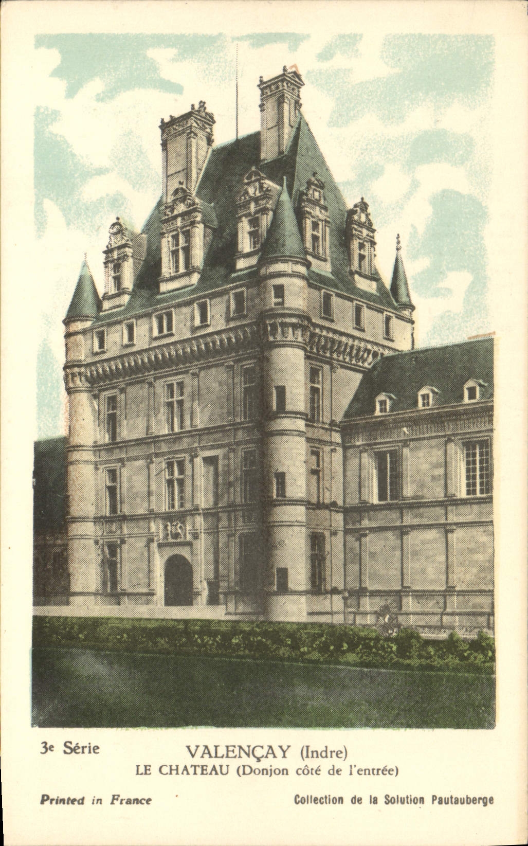 CPA Valencay Indre Le Chateau Donjon cote de l'entree