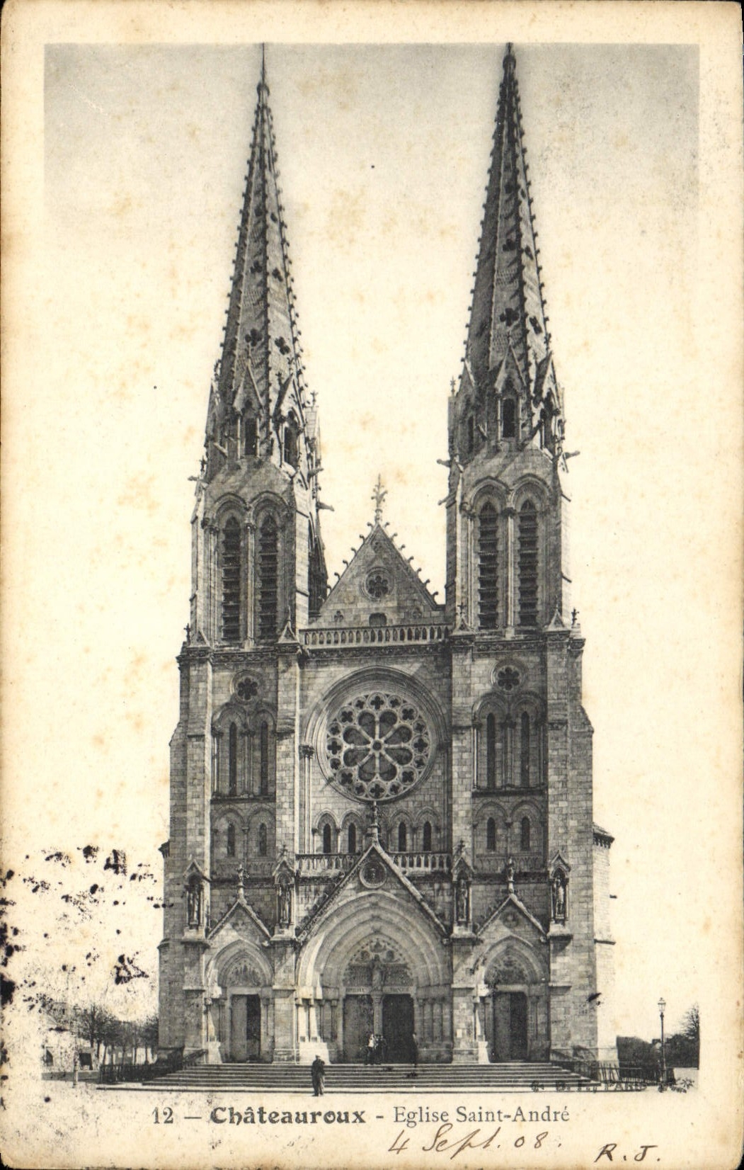 CPA Chateauroux Eglise Saint Andre 