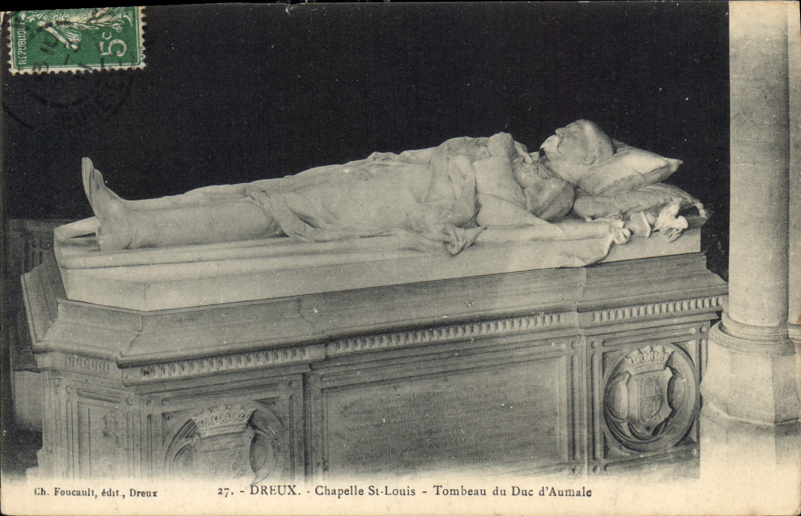 CPA Dreux Chapelle St Louis Tombeau du Dac d'Aumale