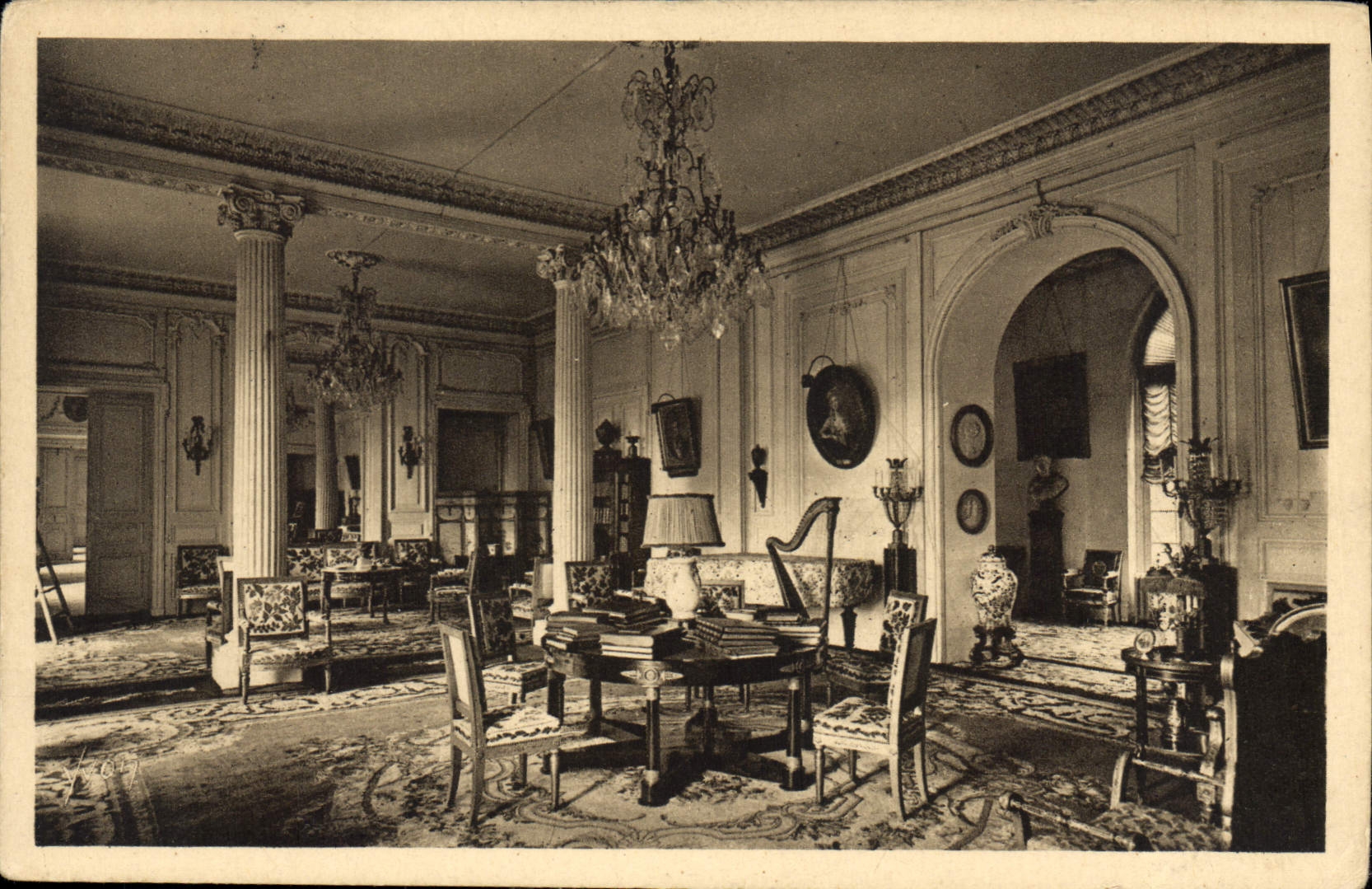 CPA Chateau de Valencay Grand Salon Empire 