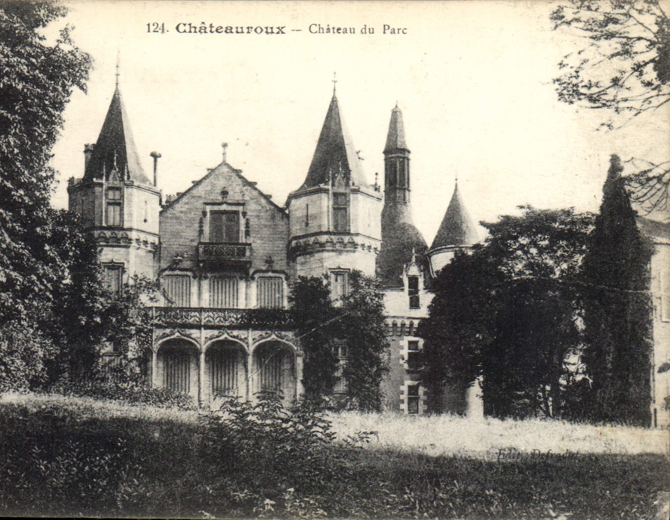 CPA Chateauroux Chateau du Parc 