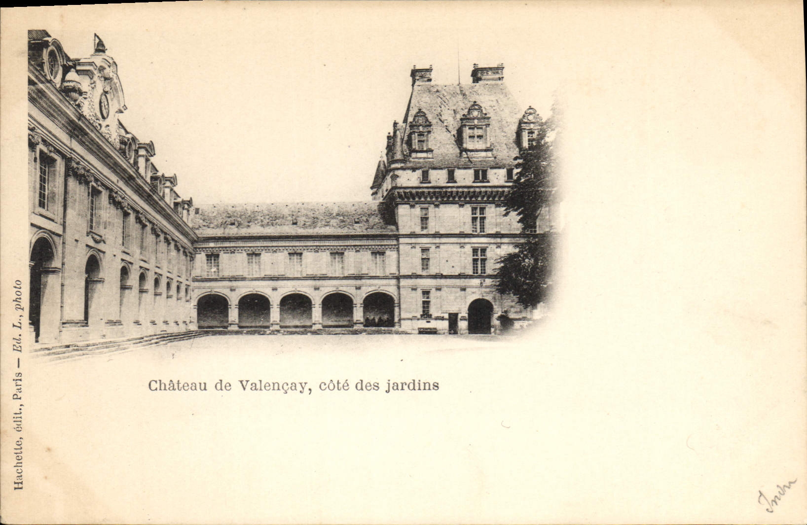 CPA Chateau de Valencay cote des Jardins 