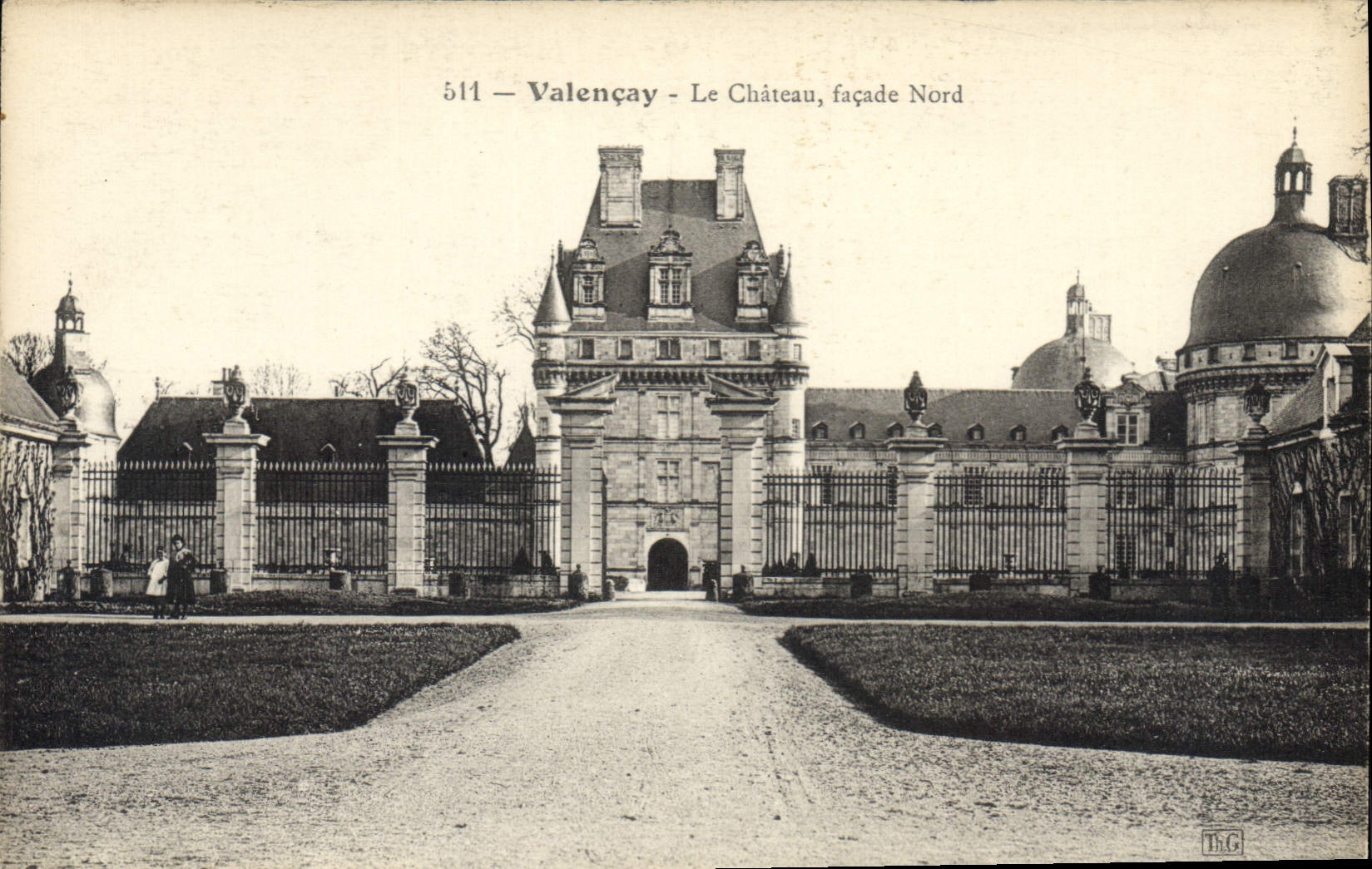 CPA Valencay Le Chateau facade Nord
