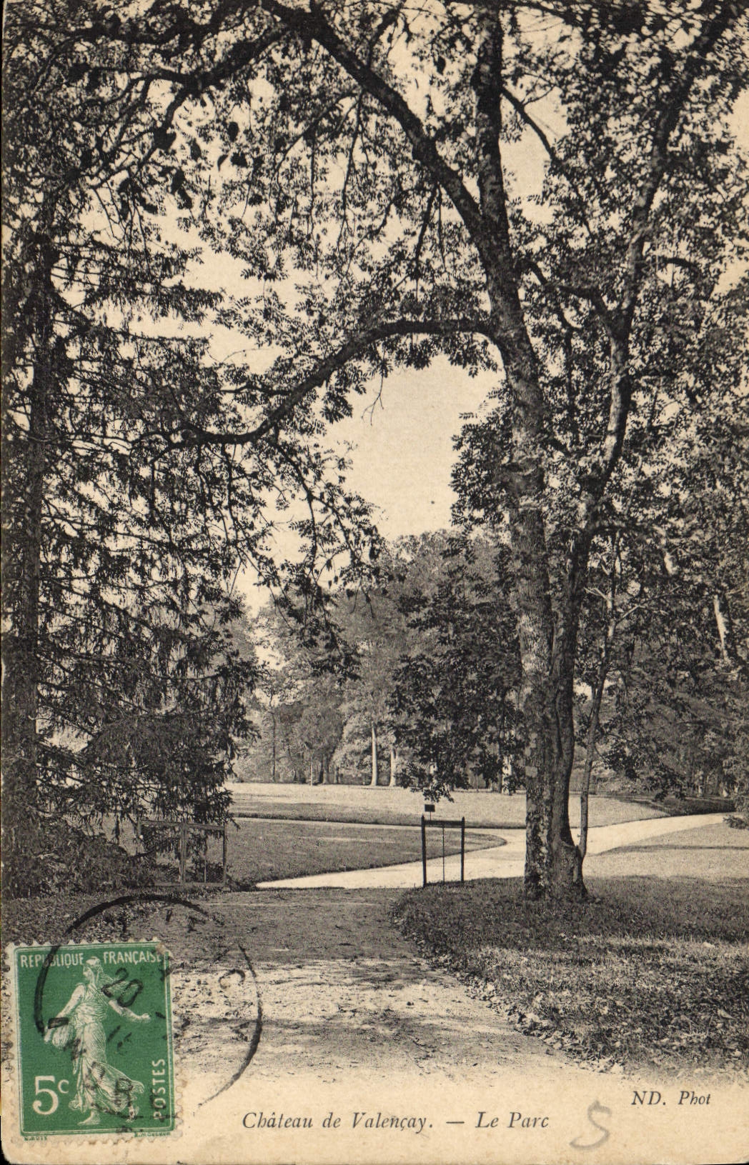 CPA Chateau de Valencay Le Parc 