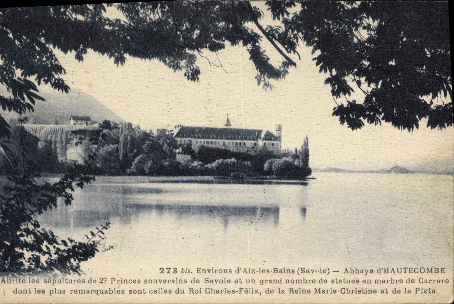 CPA Environs d'Aix les Bains Savoie Abbaye d'Hautecombe 