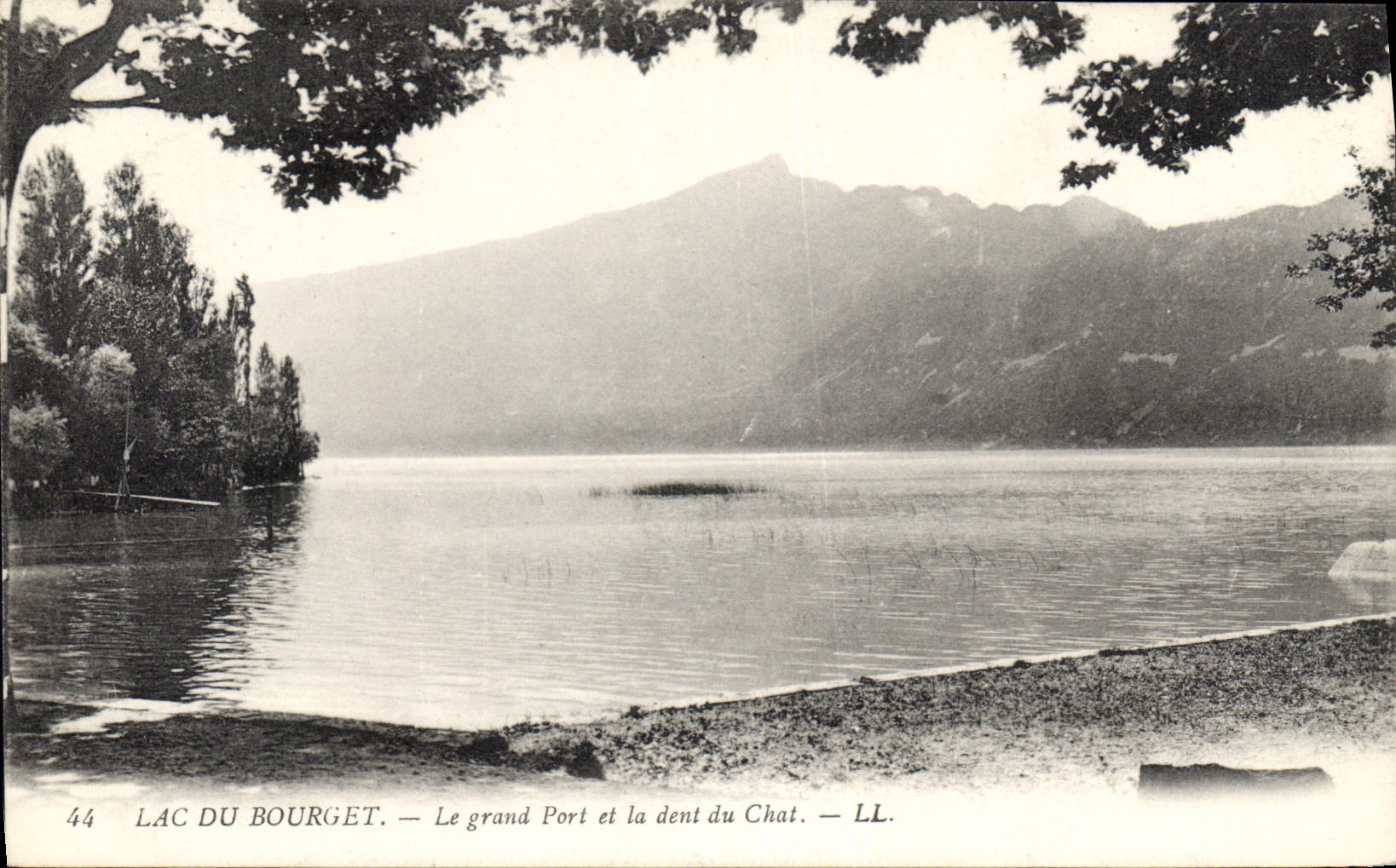 CPA Lac du Bourget Le grand Port et la dent du Chat 