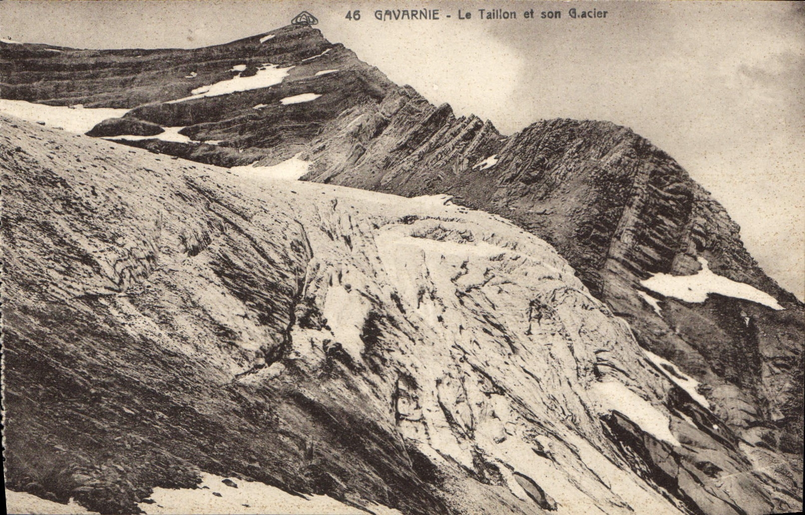 CPA Gavarnie Le Taillon et son Glacier 