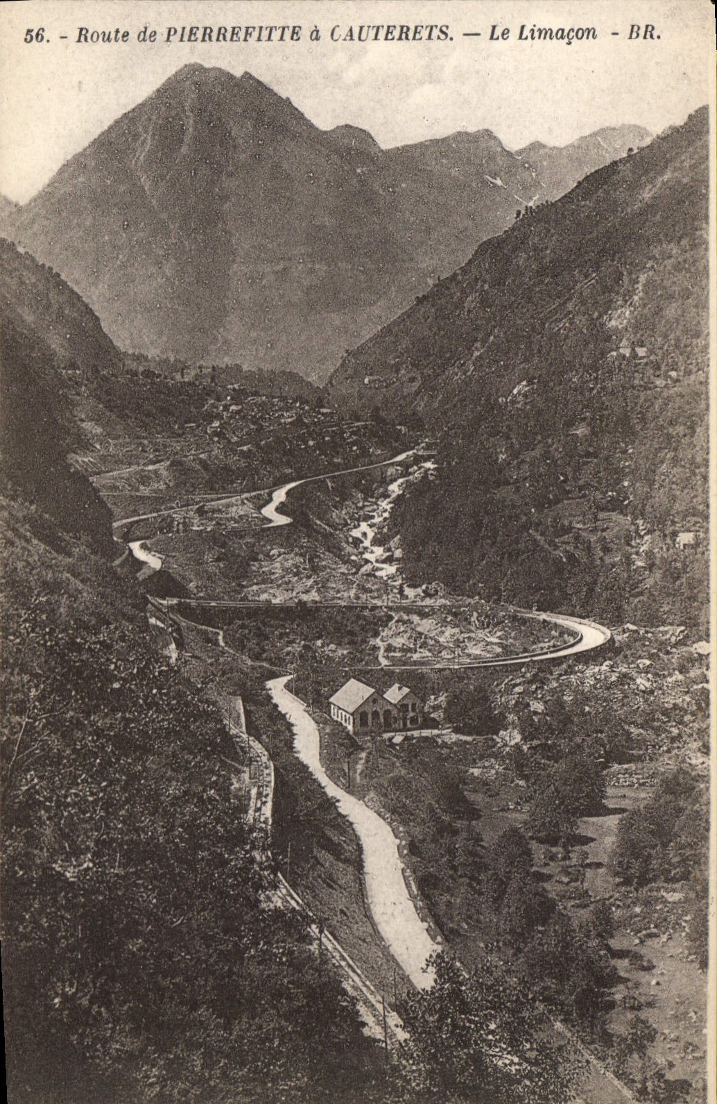 CPA Route de Pierrefitte a Cauterets Le Limacon 