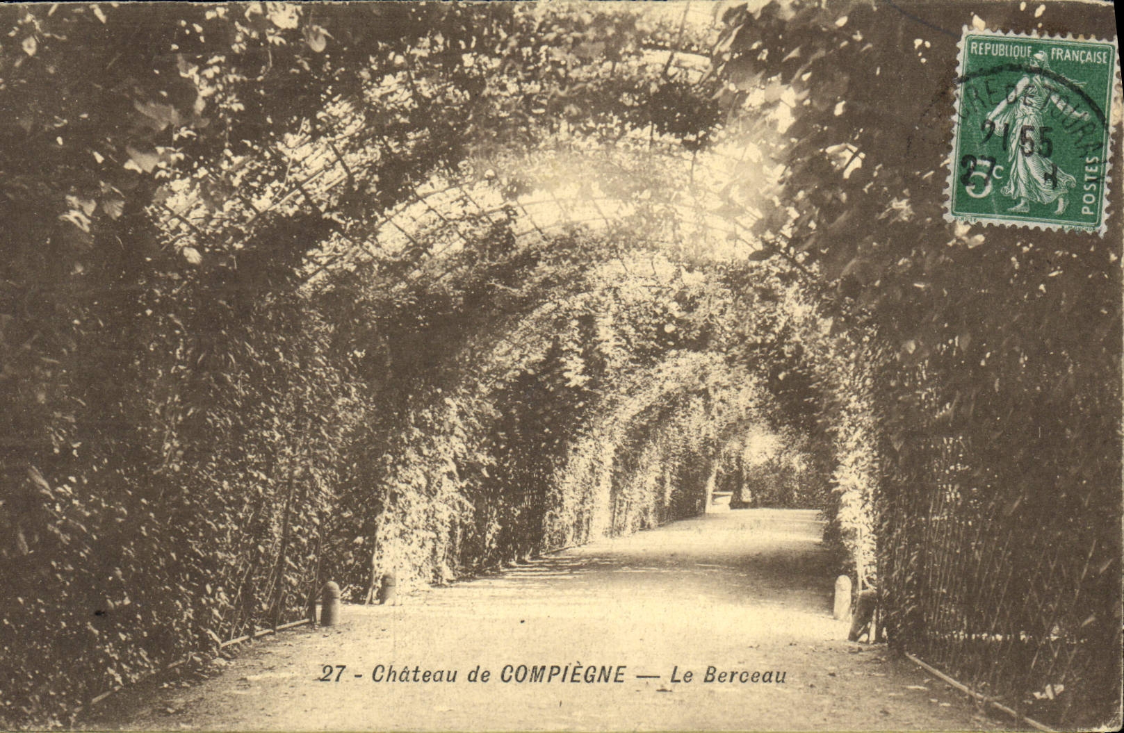 CPA Chateau de Compiegne Le Berceau 