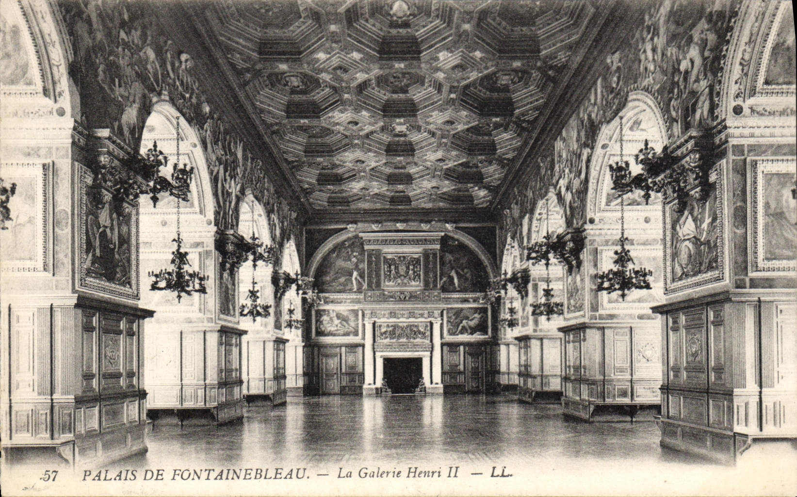 CPA Palais de Fontainebleau La Galerie Henri II 