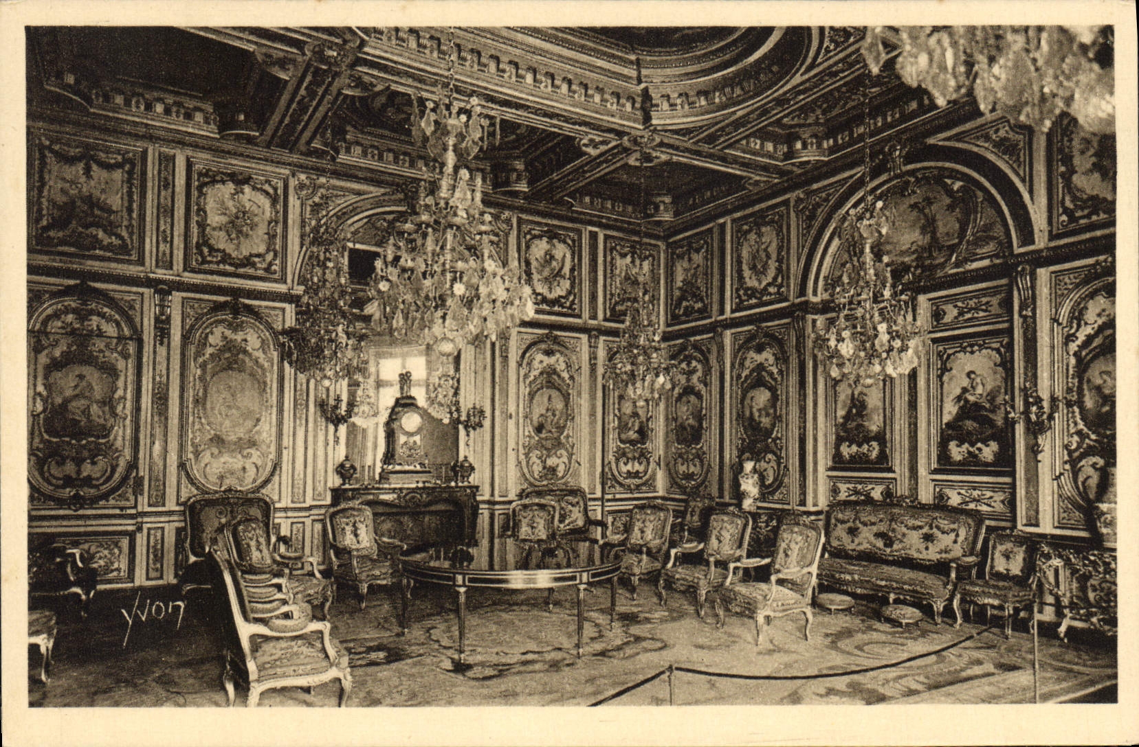CPA Palais de Fontainebleau Salle du Conseil 