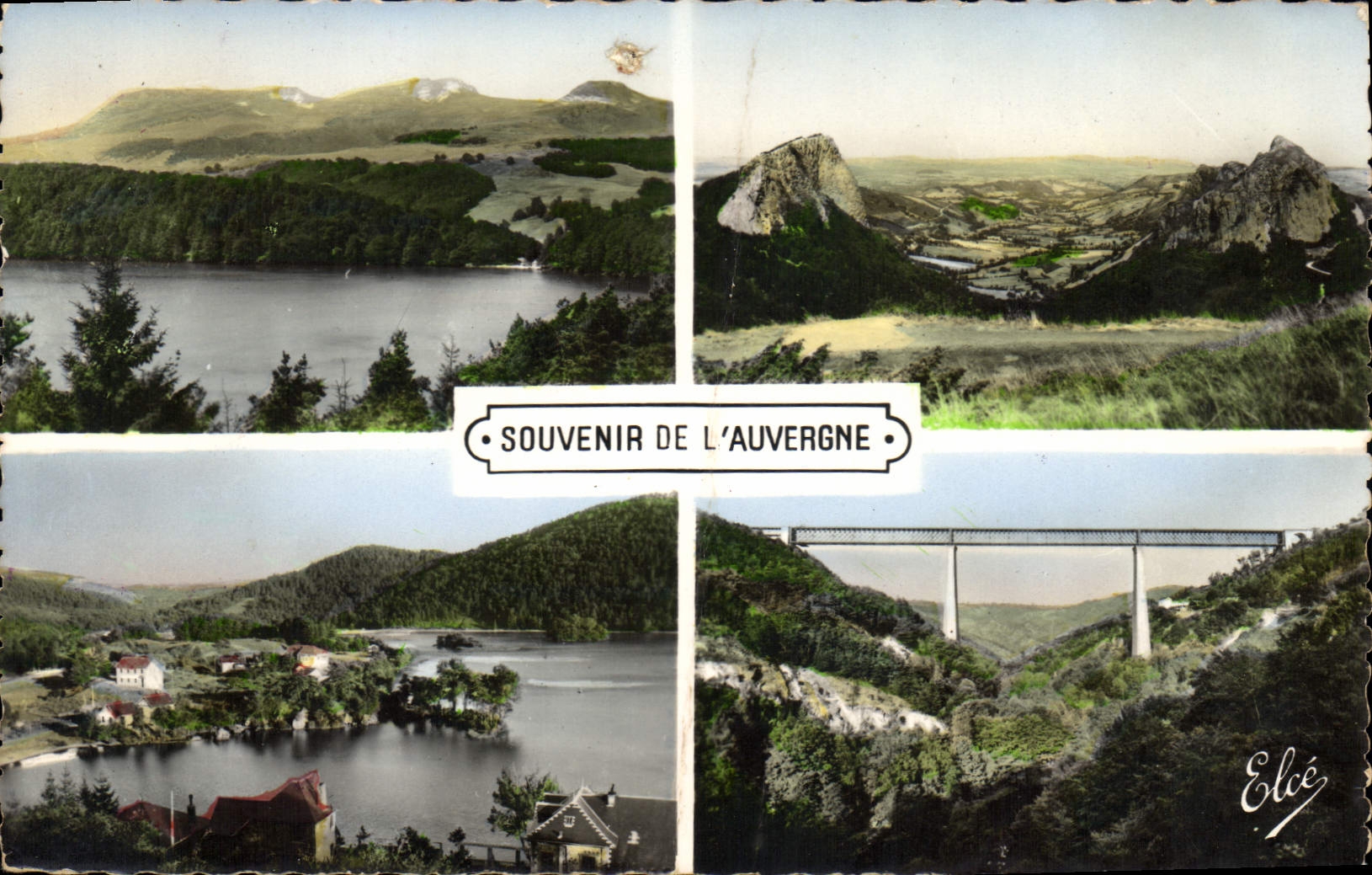 CPA Souvenir de l'Auvergne