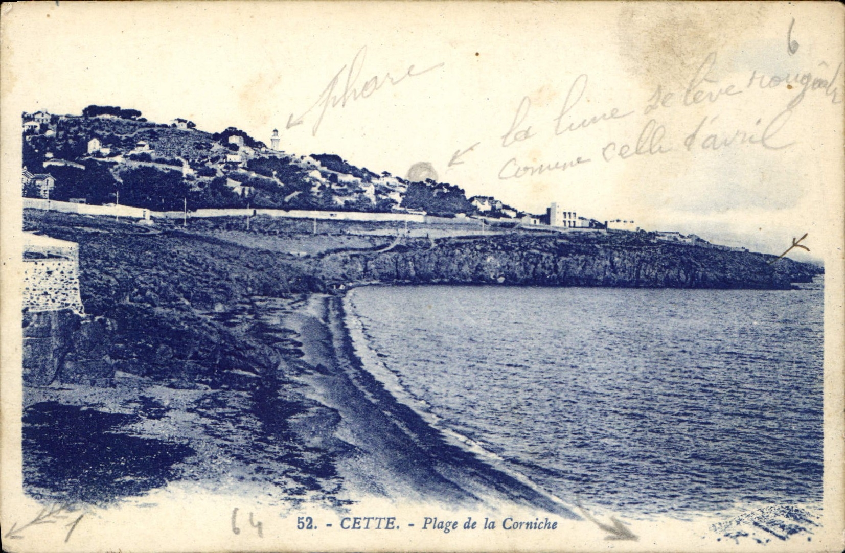 CPA Cette Plage de la Corniche 