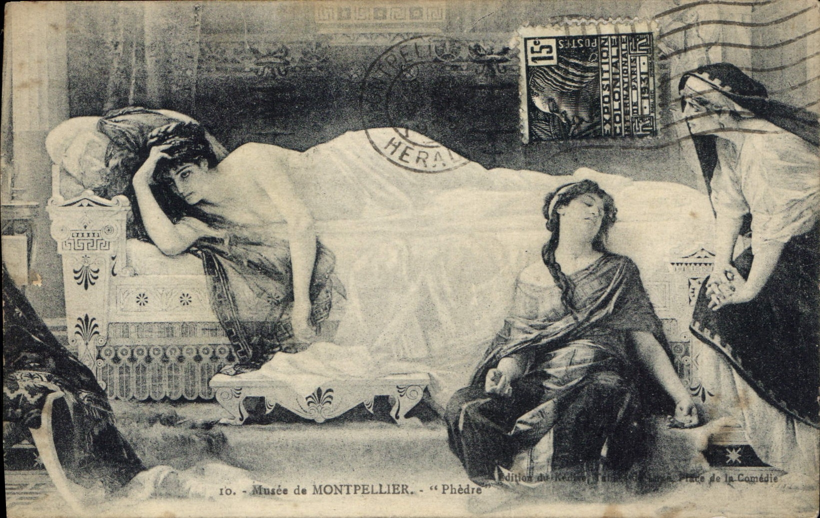 CPA Musee de Montpellier Phedre 