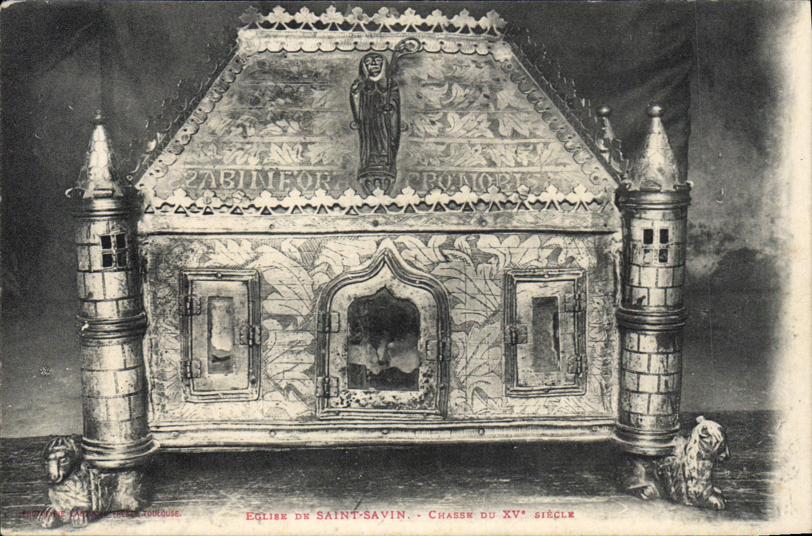 CPA Eglise de Saint Sevin Chasse du XV siecle 