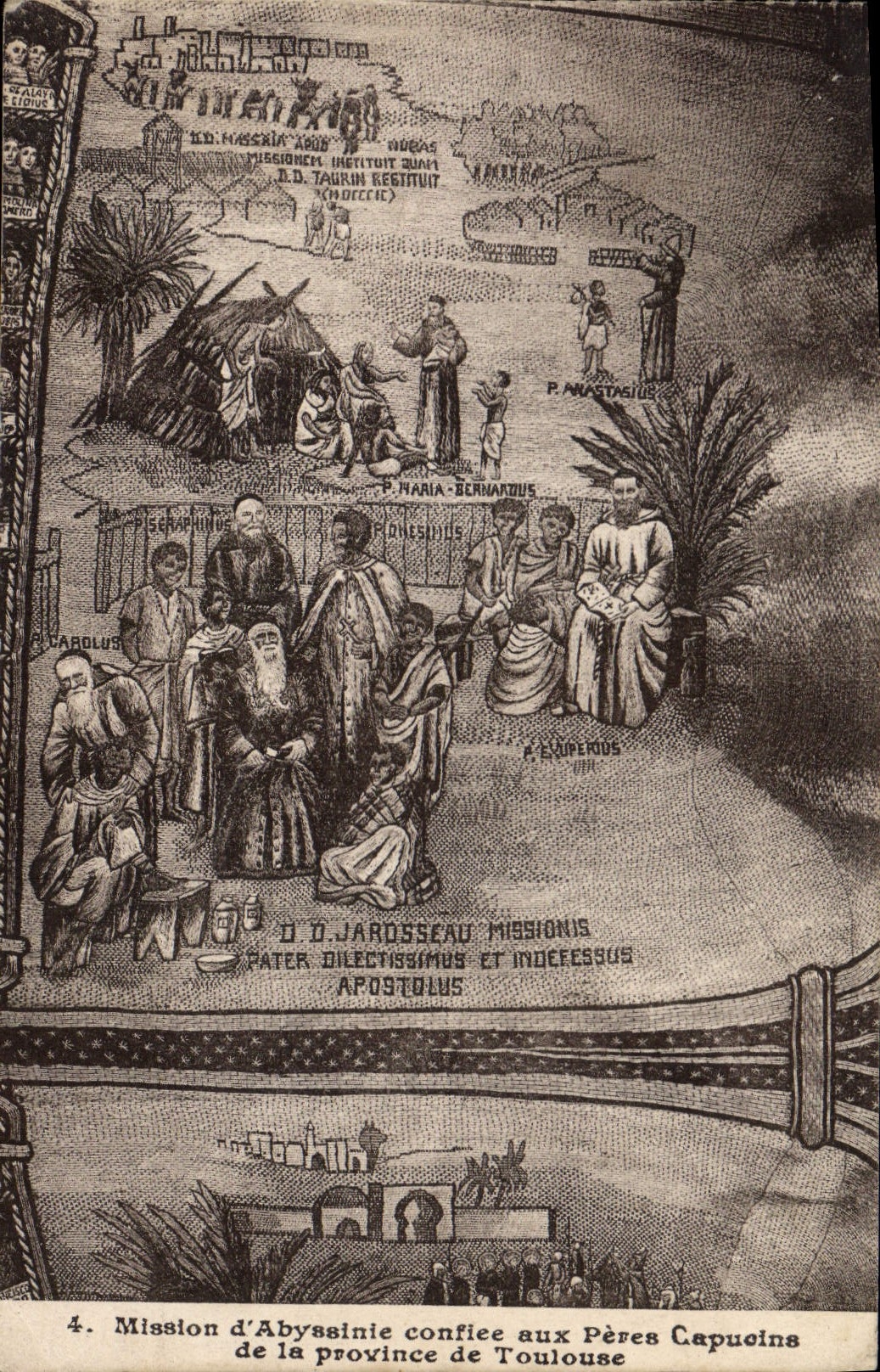 CPA Mission d'Abyssinie confiee aux Peres Capucins de la province de Toulouse 