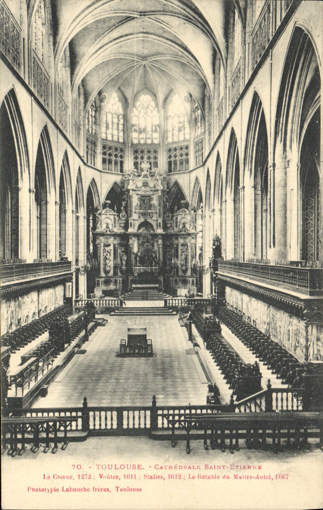 CPA Toulouse Cathedrale Saint Etienne 