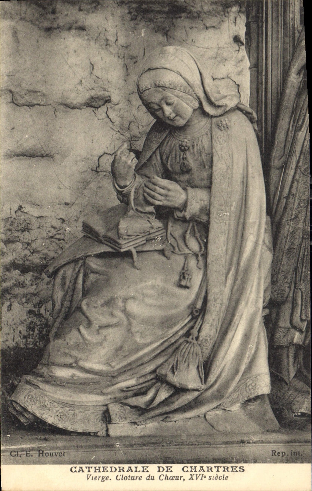 CPA Cathedrale de Chartres Vierge Cloture du Choeur