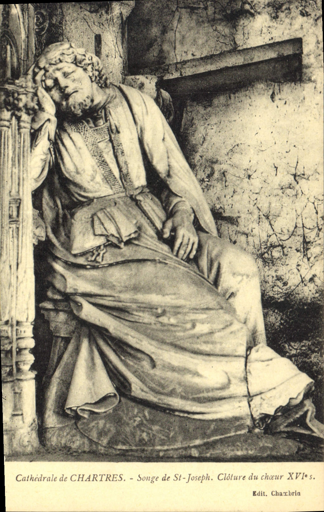 CPA Cathedrale de Chartres Songe de St Joseph