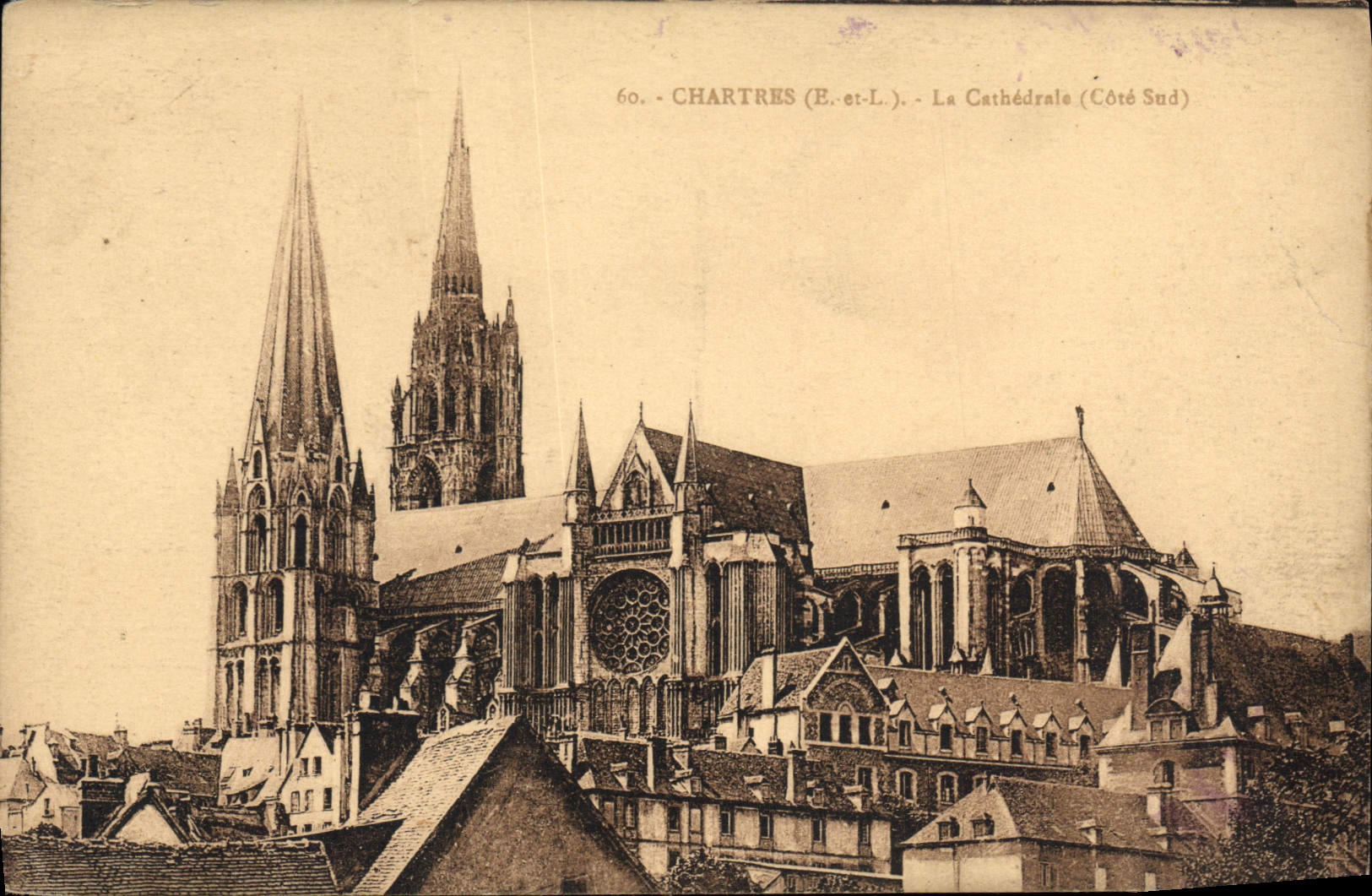 CPA Chartres La Cathedrale 
