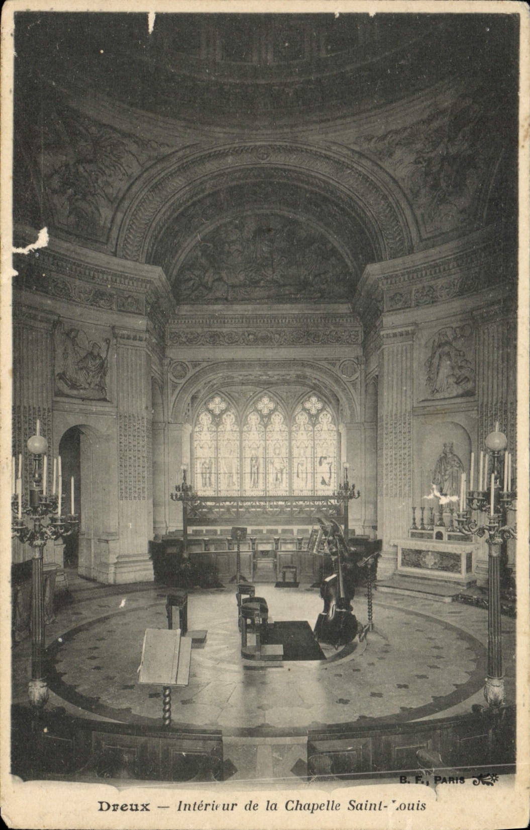 CPA Dreux Interieur de la Chapelle Saint Louis