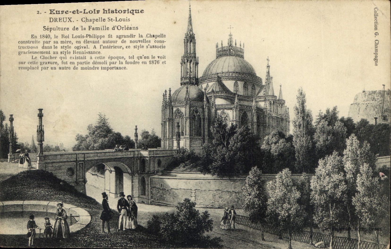 CPA Dreux Chapelle St Louis Sepulture de la Famille d'Orleans