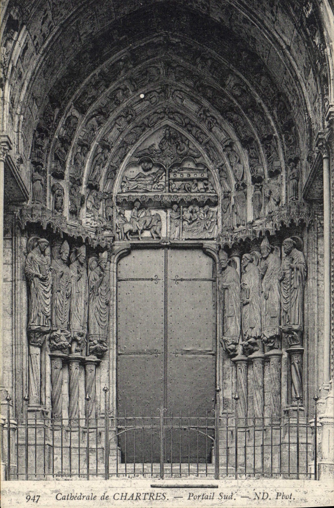 CPA Cathedrale de Chartres Portail Sud 