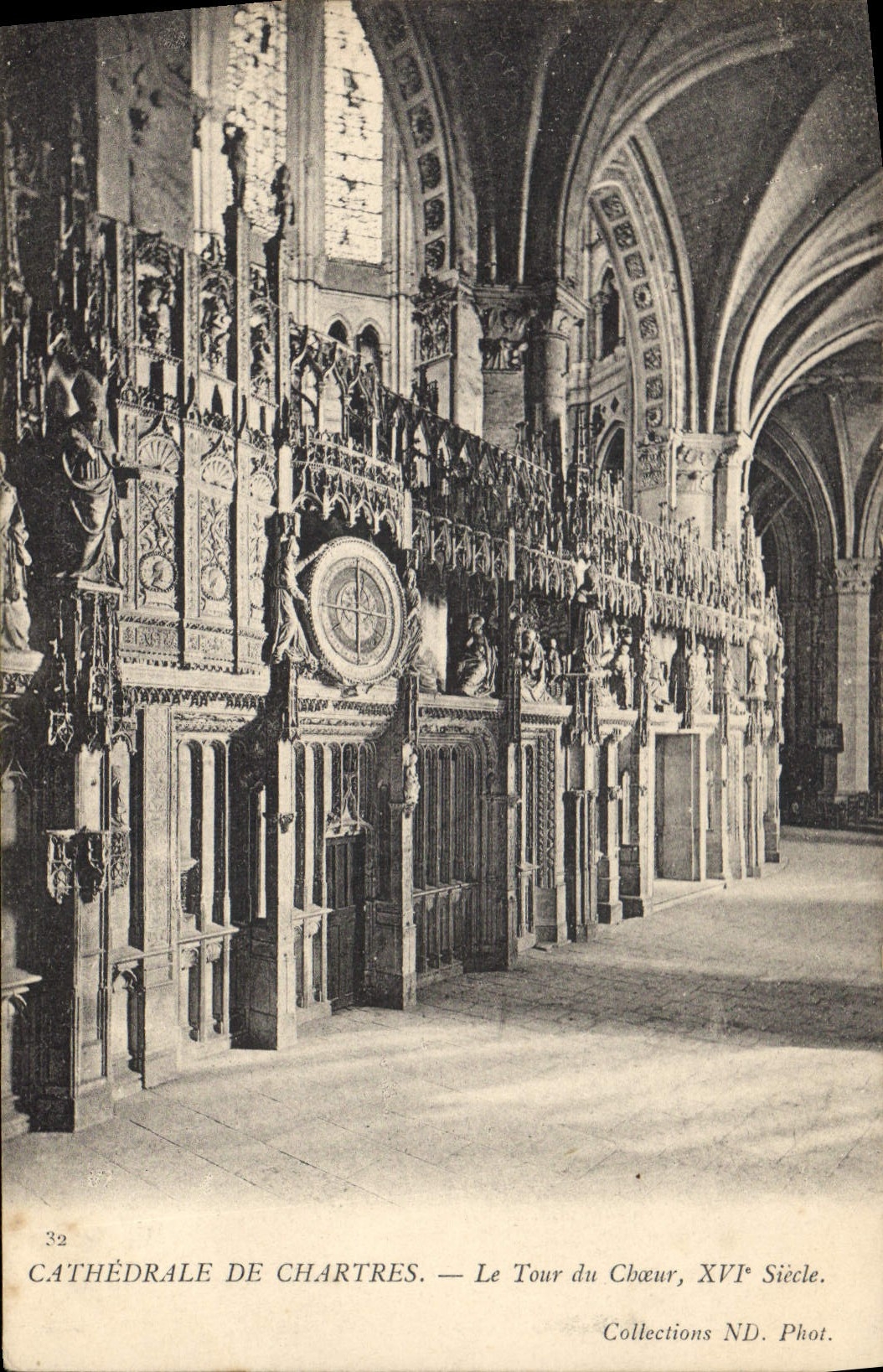 CPA Cathedrale de Chartres le Tour du Choeur XVI siecle 