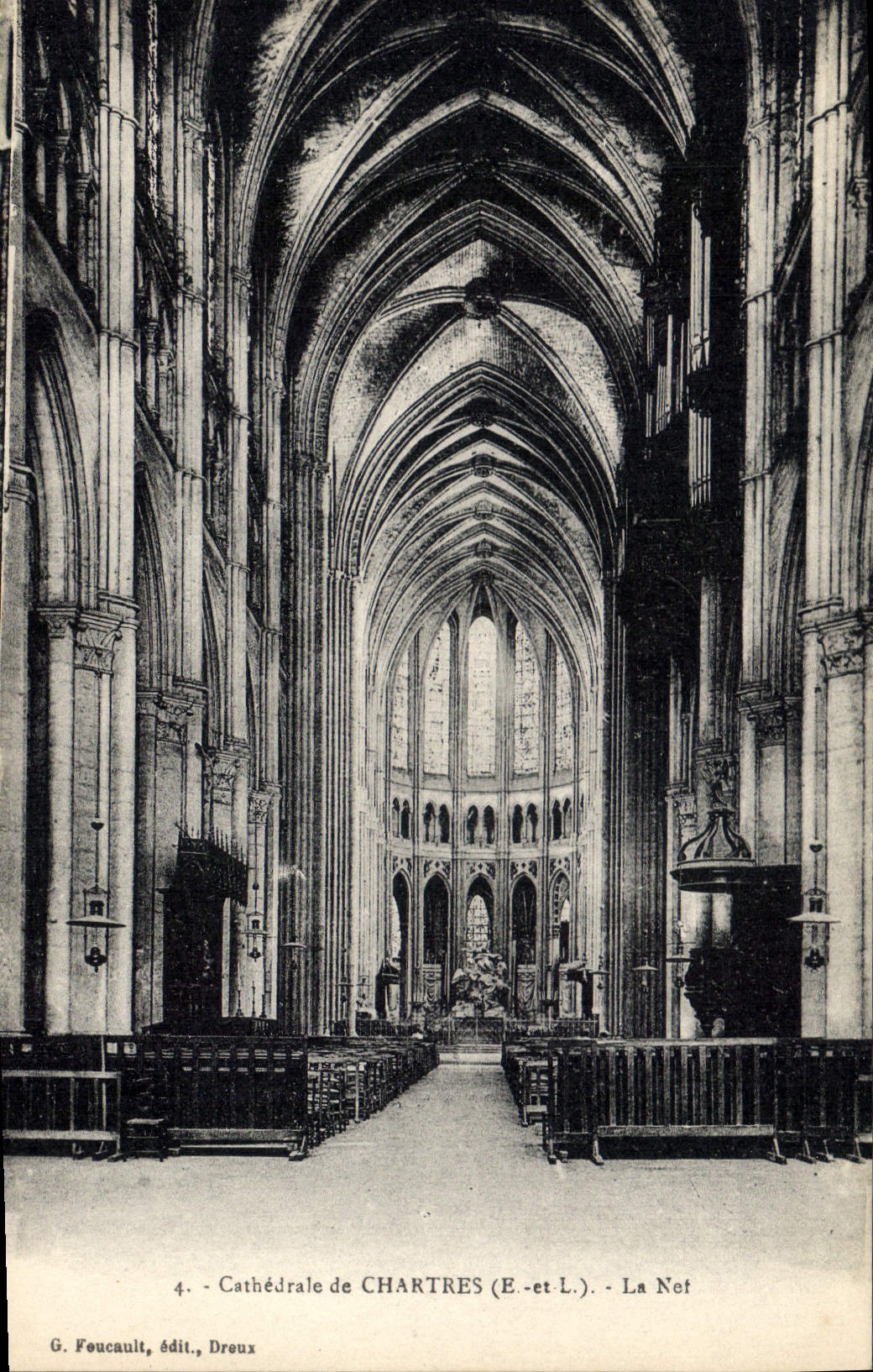 CPA Cathedrale de Chartres E et L la Net 