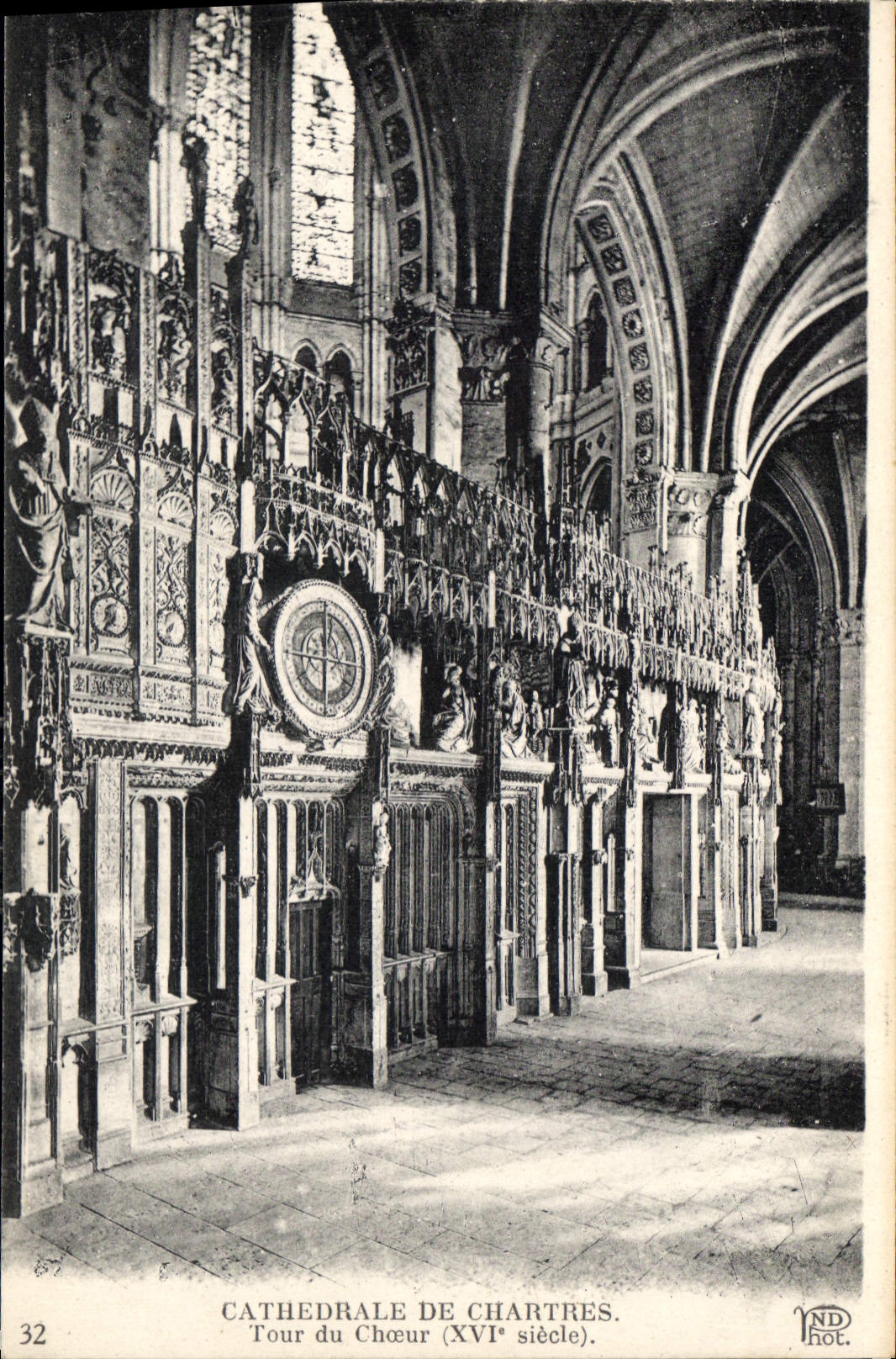 CPA Cathedrale de Chartres Tour du Choeur XVI siecle 