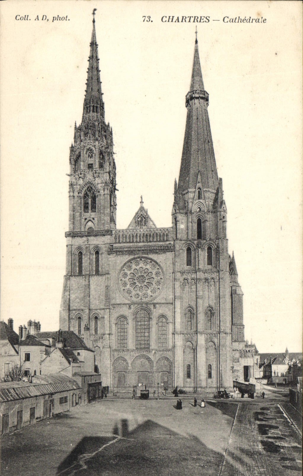 CPA Chartres Cathedrale 