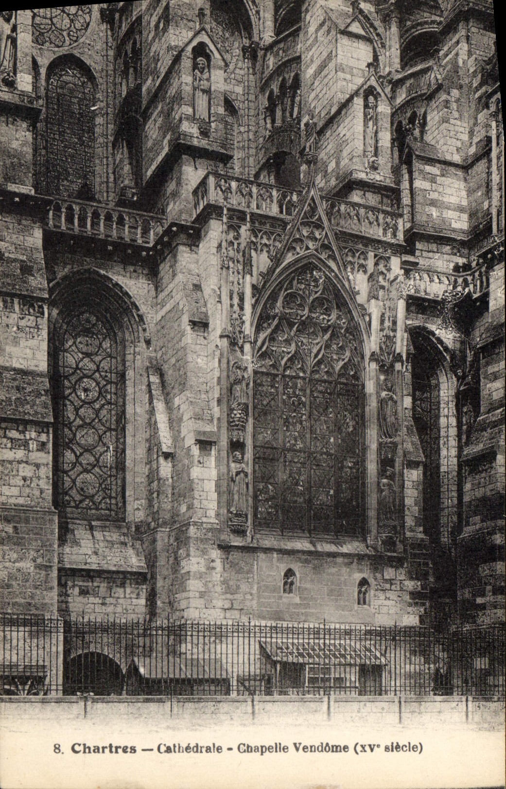 CPA Chartres Cathedrale Chapelle Vendome XV siecle 