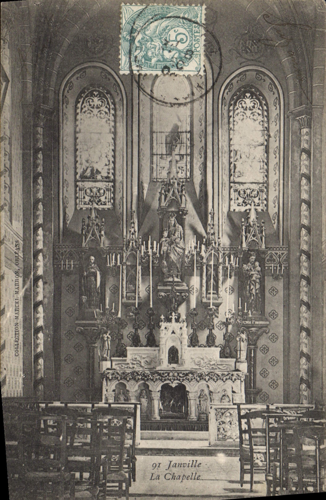 CPA Janville la Chapelle 