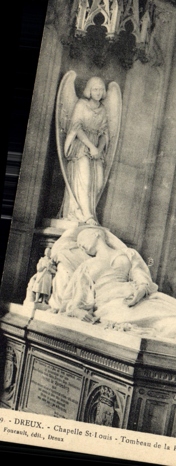 CPA Dreux Chapelle St Louis tombeau de la 