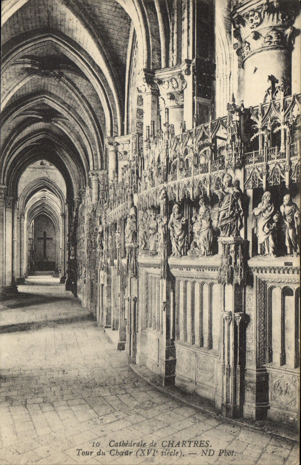 CPA Cathedrale de Chartres Tour du Choeur XVI siecle
