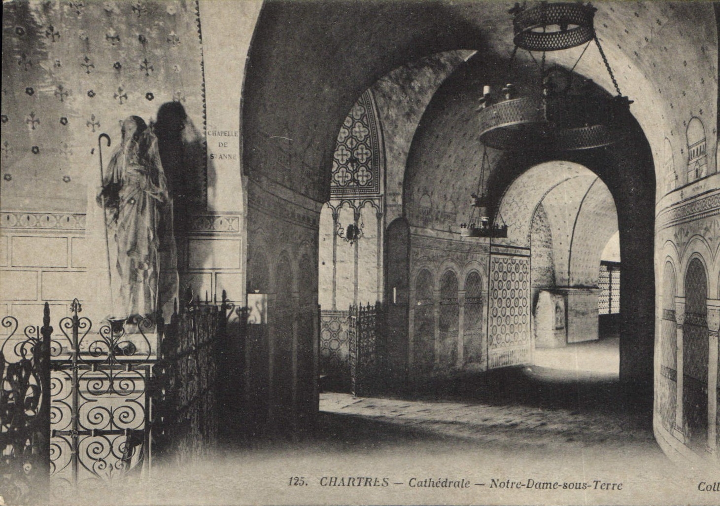 CPA Chartres Cathedrale Notre Dame sous Terre