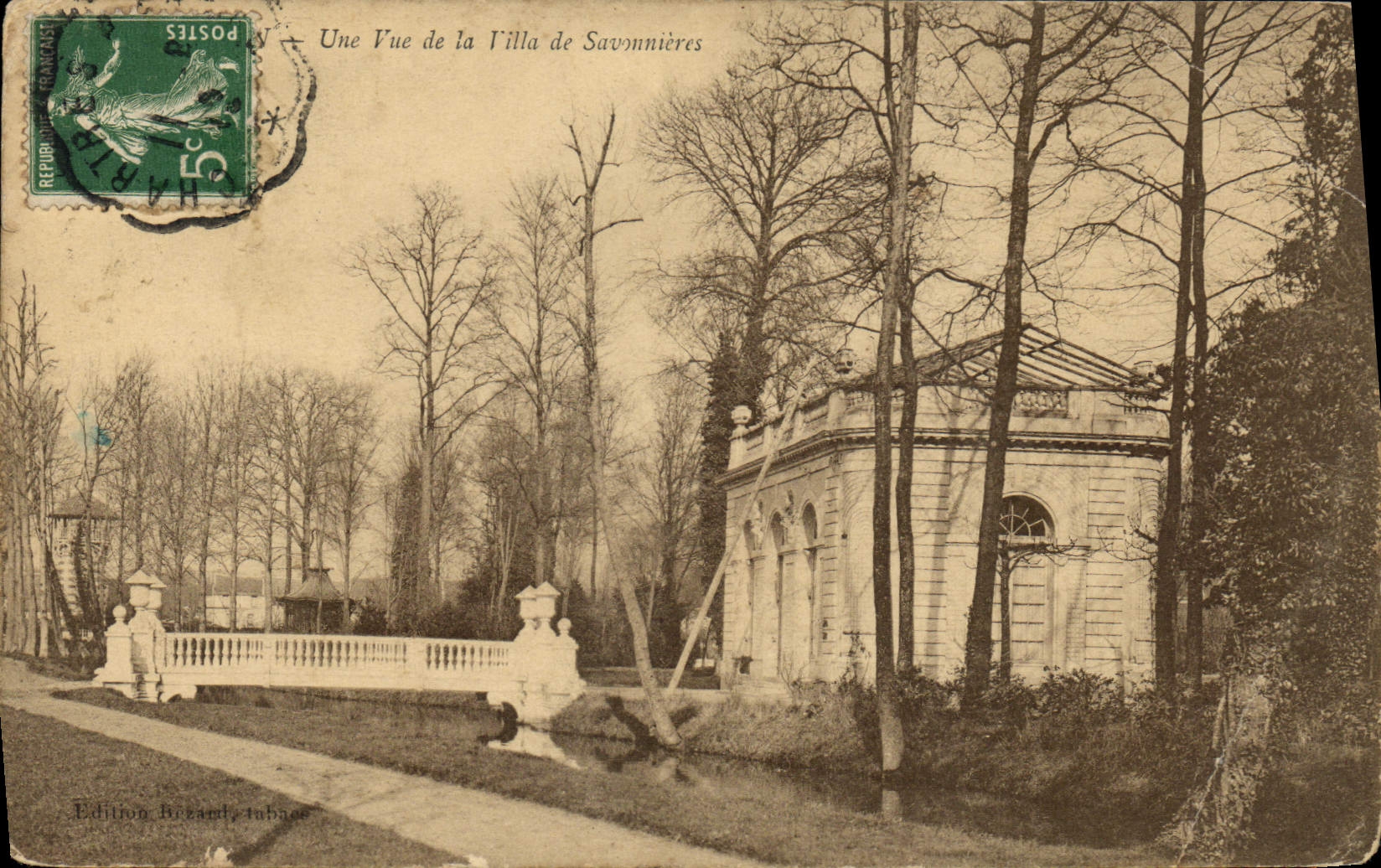CPA Une Vue de la Villa de Savonnieres 