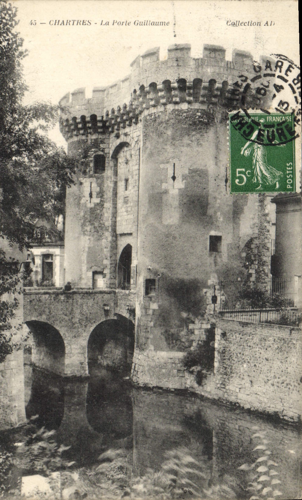 CPA Chartres la porte Guillaume 