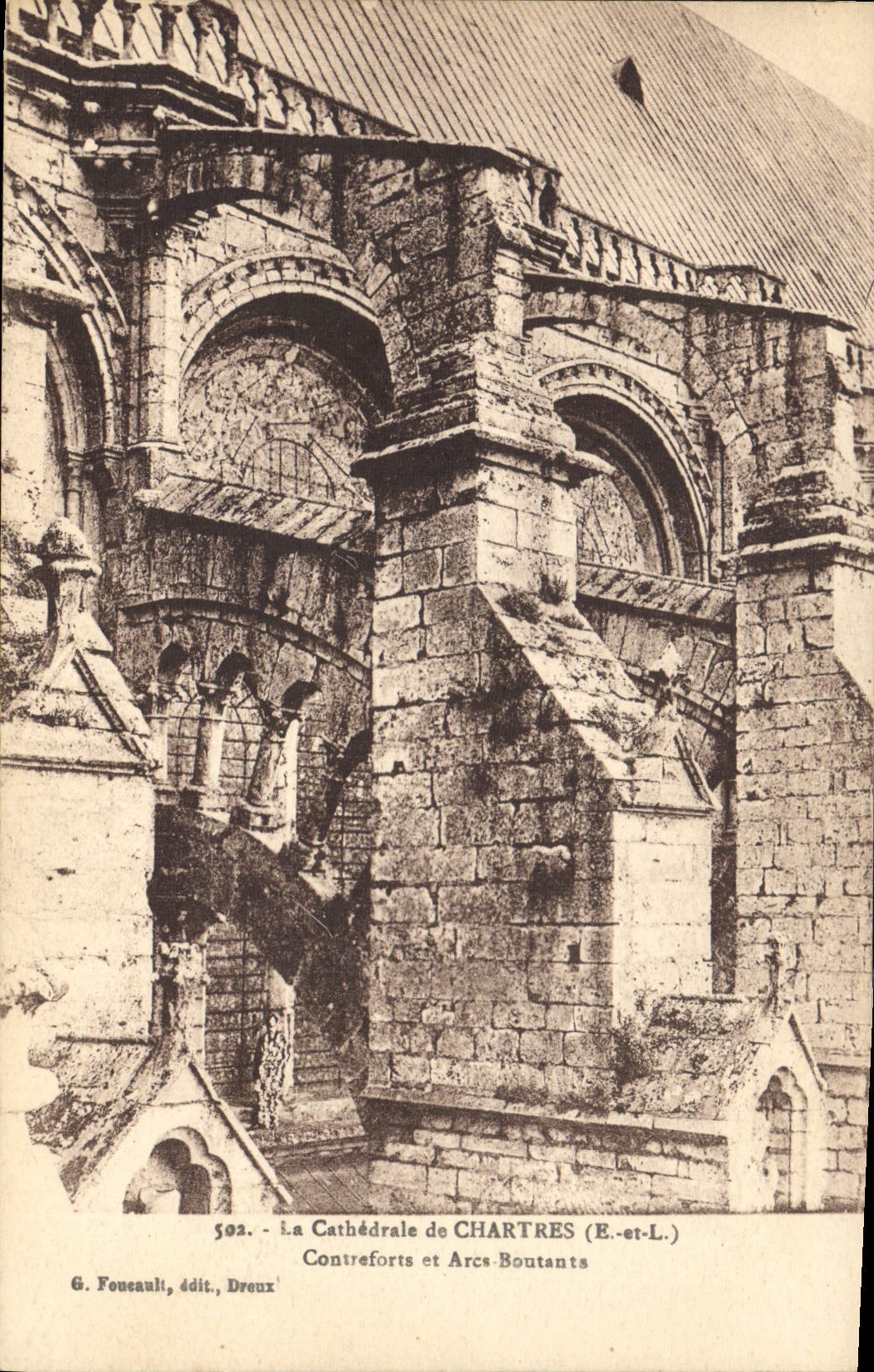 CPA La Cathedrale de Chartres E et L 