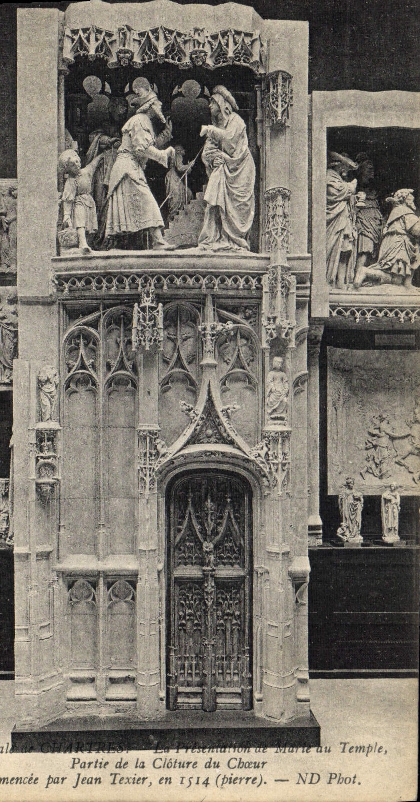 CPA Chartres Partie de la Clorute du Choeur 
